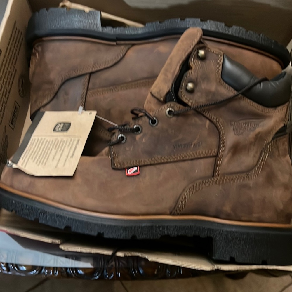Pair of new in the box RedWing Boots-non steal toe.